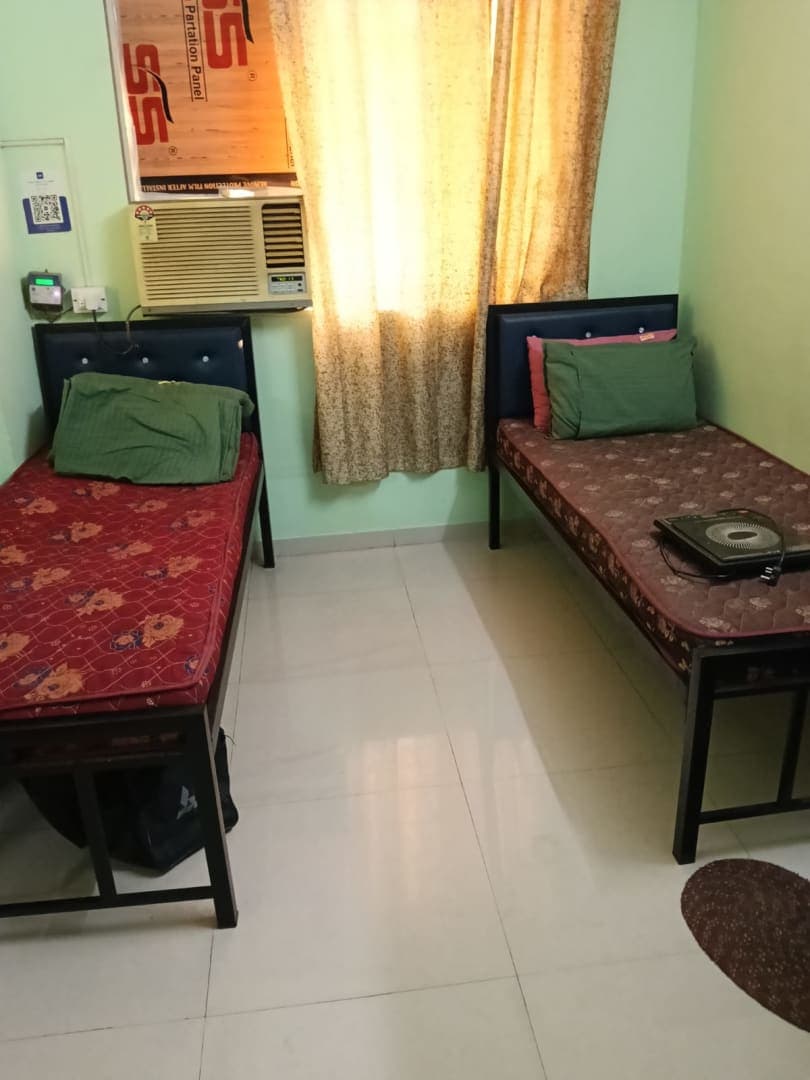 2 BHK flat and three shading and to sharing