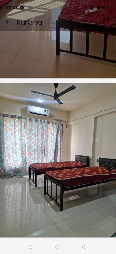 Boys & Girls PG in Kurla | 2BHK | AC Rooms | 3 Sharing & Private Rooms