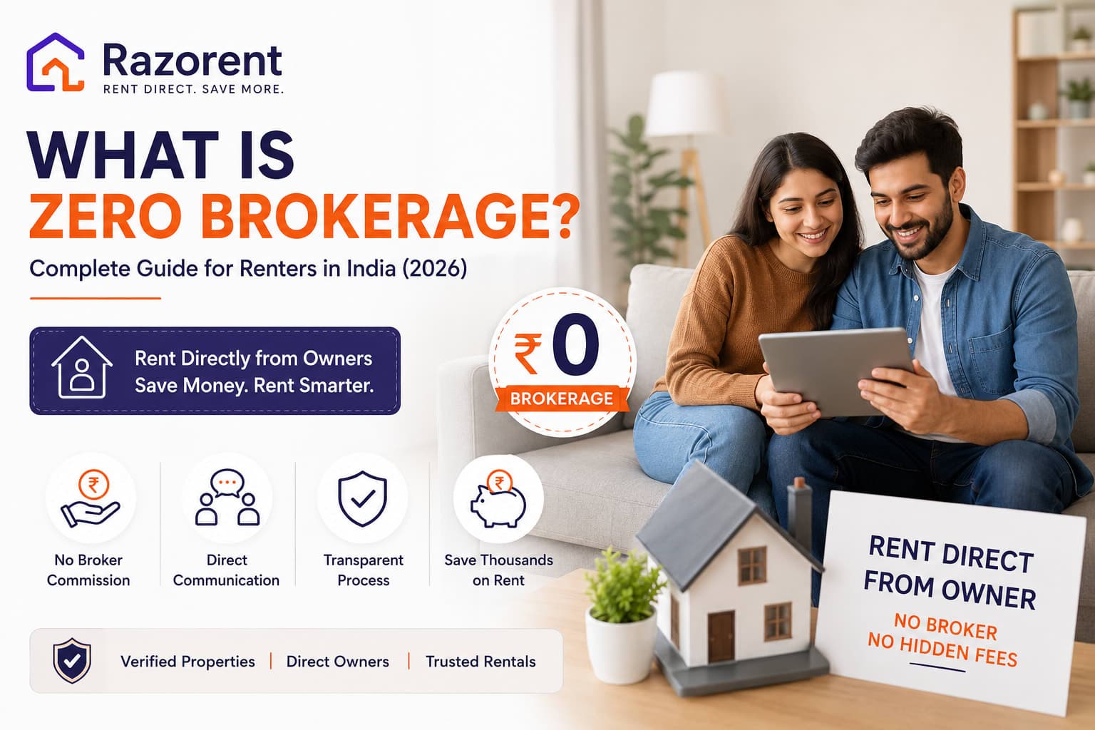 What Is Zero Brokerage? Complete Guide for Renters in India (2026)