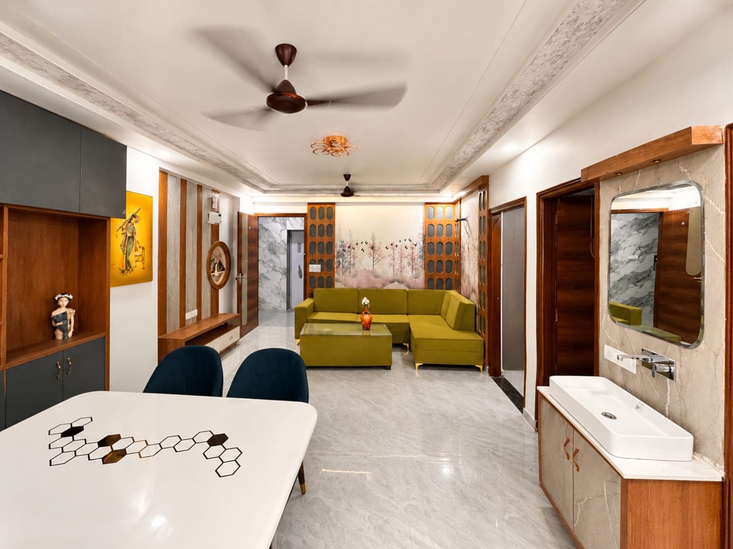 3BHK Fully Furnished Flat Near Teolar Unbounded School | Just 100m | ₹20K