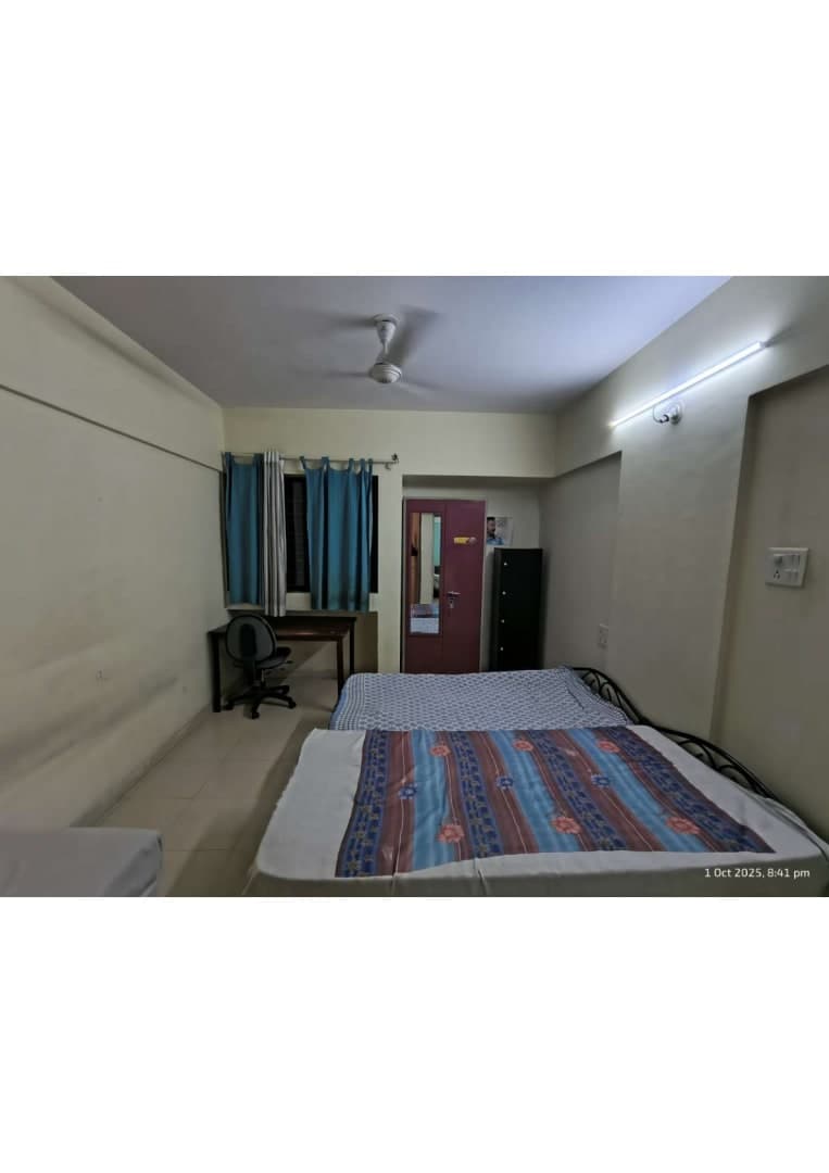 Spacious 2 BRHK with big balcony, 2 bathrooms, furnished, Pimple Nilakh, Vishal Nagar