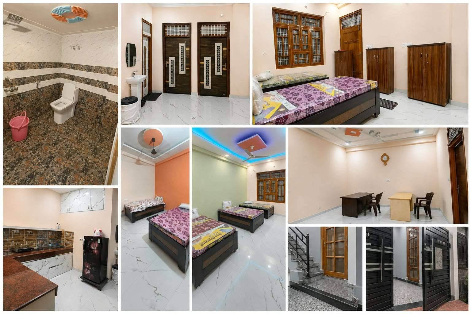 Full Furnished Room , Free Wi-Fi Available , CCTV Security , Clean and Hygienic Environment , 24x7 Water and Electricity , Healthy Food, Transport Facility , Stay Safe,Saty Happy, Feel at Home.