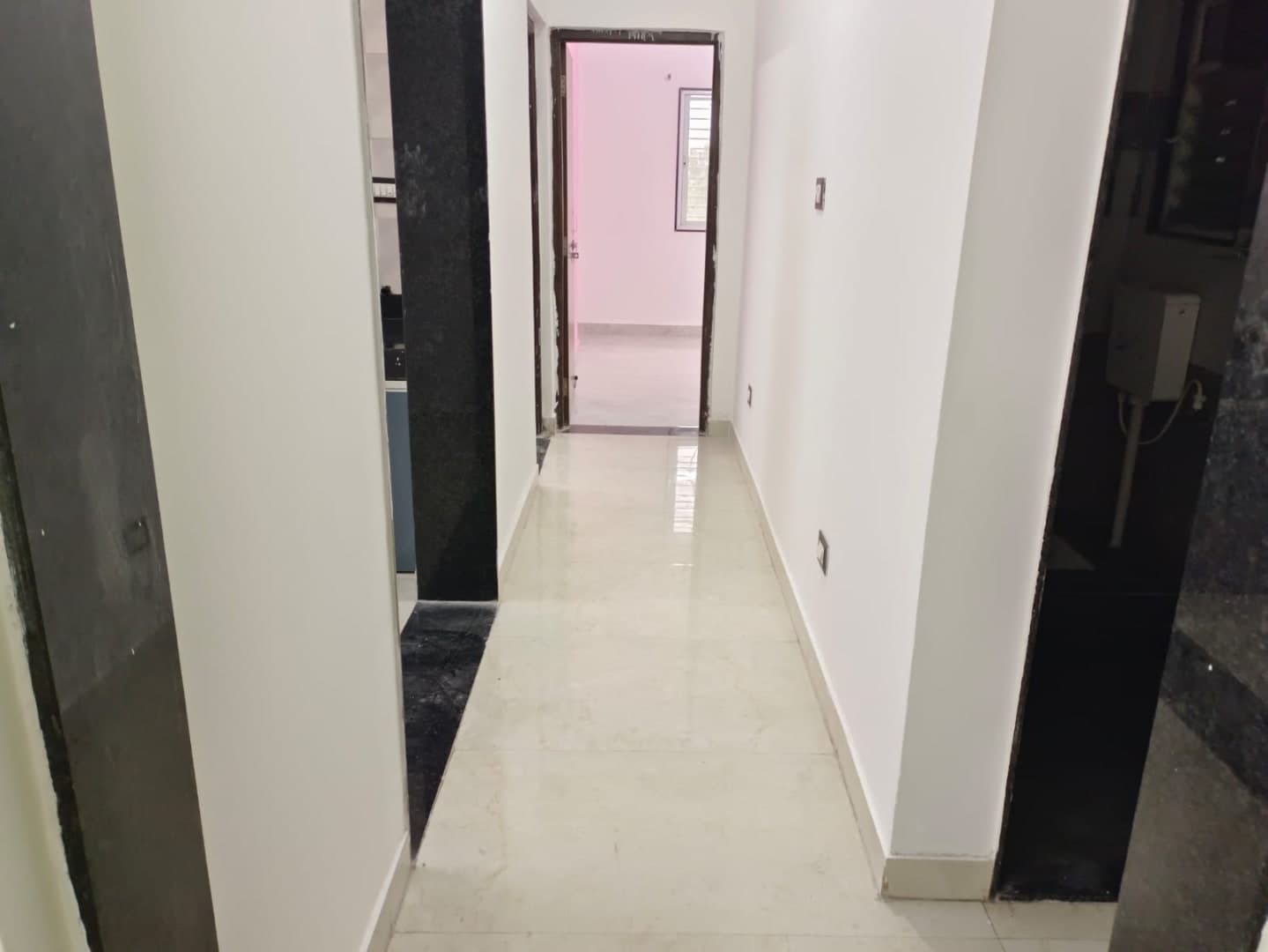 2bhk spacious flat with two balcony , located on main road with proper connectivity