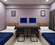 Spacious 3bhk sharing flat with private, double and triple accommodation